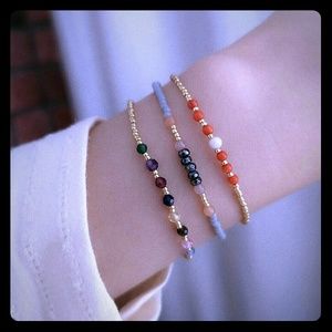 Natural Crystal Beaded Bracelet